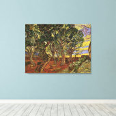 Garten des Heiligen-Paul-Krankenhauses von Vincent Leinwanddruck (Insitu (Holzboden))