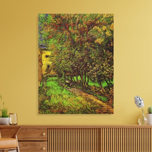 Garten des Heiligen-Paul-Krankenhauses von Vincent Leinwanddruck (Insitu (Wohnzimmer))