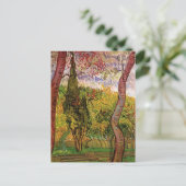 Garten des Heiligen-Paul-Krankenhauses von Vincent Postkarte (Stehend Vorderseite)