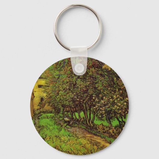 Garten des Heiligen-Paul-Krankenhauses von Vincent Schlüsselanhänger (Vorderseite)