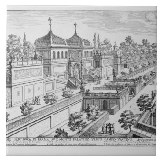 Garten des Herzogs von Parma auf dem Fliese (Vorderseite)