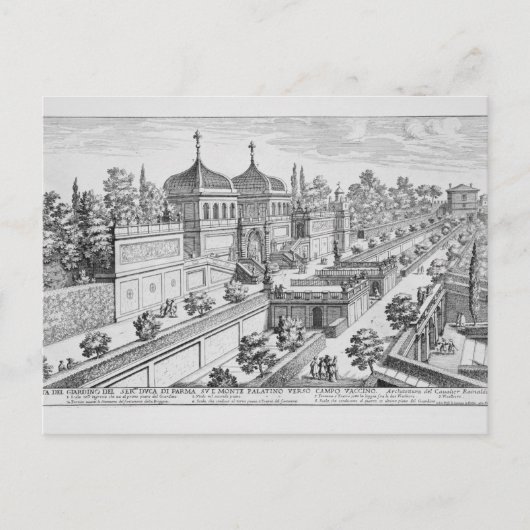 Garten des Herzogs von Parma auf dem Palatinerhüge Postkarte (Vorderseite)