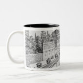 Garten des Herzogs von Parma auf dem Zweifarbige Tasse (Links)