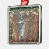 Garten des Hesperides, 1869-73 Silbernes Ornament (Links)