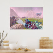 Garten des Himmels Poster (Küche)