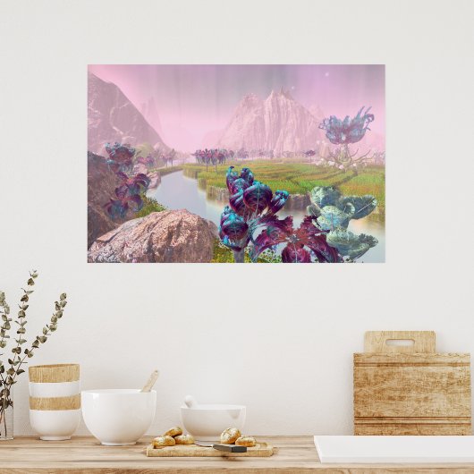 Garten des Himmels Poster (Küche)