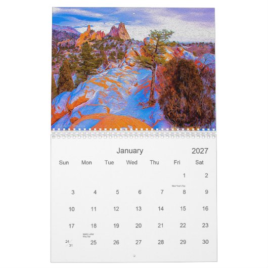 Garten des Kalenders der Gott-2013 Kalender (Jan 2027)