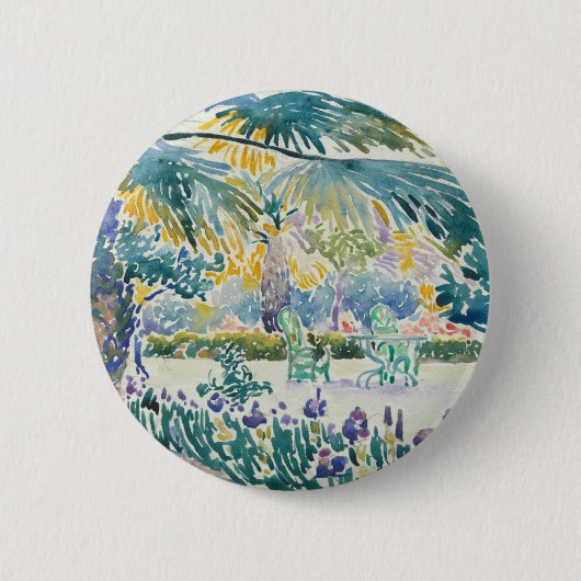 Garten des Malers am Heiligen Clair Button (Vorderseite)