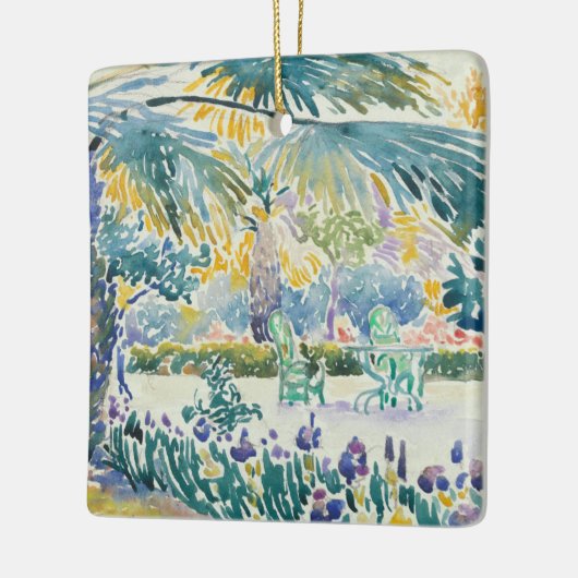 Garten des Malers am Heiligen Clair Keramikornament (Links)