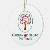 Garten des Neuroinstituts Keramik Ornament (Links)