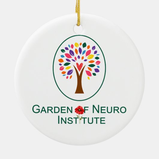 Garten des Neuroinstituts Keramik Ornament (Hinten)