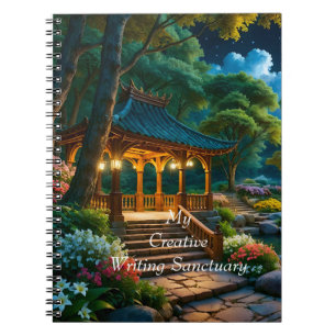 Garten des Quiet Night Notebook (1) Notizblock