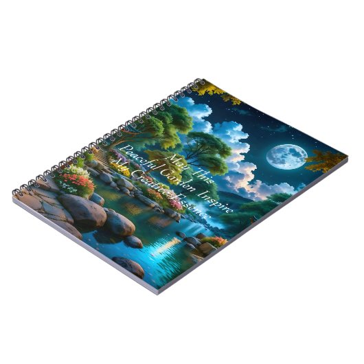 Garten des Quiet Night Notebook (2) Notizblock (Linke Seite)