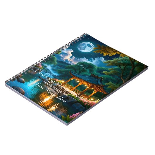 Garten des Quiet Night Notebook (3) Notizblock (Linke Seite)