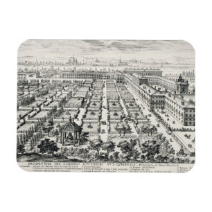 Gärten des Quirinale, von 'Li Giardini di Rom Magnet