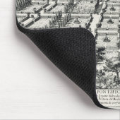 Gärten des Quirinale, von 'Li Giardini di Rom Mousepad (Ecke)