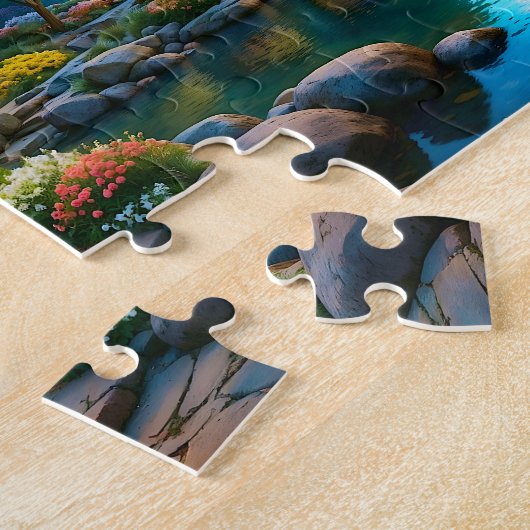 Garten des ruhigen Nachts-Puzzles (2) Puzzle (Seite)