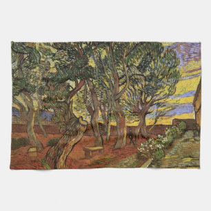 Garten des Saint-Paul-Hospitals von Vincent van Go Geschirrtuch