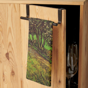 Garten des Saint-Paul-Hospitals von Vincent van Go Geschirrtuch