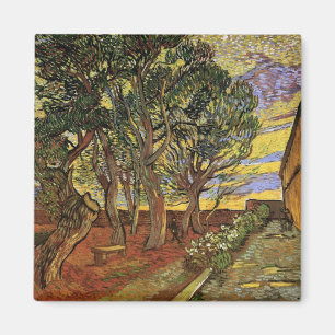 Garten des Saint-Paul-Hospitals von Vincent van Go Magnet