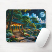 Garten des "Stille Nacht Mouse Pad" (1) Mousepad (Mit Mouse)