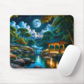 Garten des "Stille Nacht Mouse Pad" (2) Mousepad (Mit Mouse)