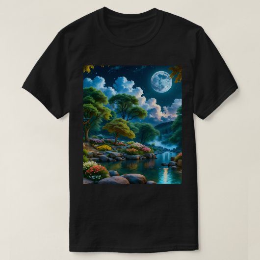 Garten des T - Shirt der Stillen Nacht (3) (Design vorne)