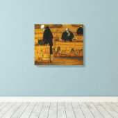 Garten des Todes (von Hugo Simberg) Leinwanddruck (Insitu (Holzboden))