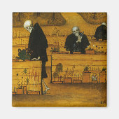 Garten des Todes (von Hugo Simberg) Magnet (Vorne)