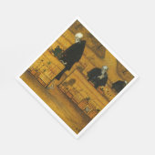 Garten des Todes (von Hugo Simberg) Serviette (Ecke)