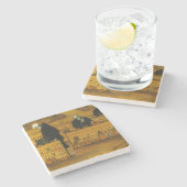 Garten des Todes (von Hugo Simberg) Steinuntersetzer (Seitenansicht)