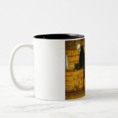 Garten des Todes (von Hugo Simberg) Zweifarbige Tasse (Links)