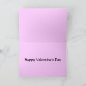 Garten des Valentines Tagesder Liebe Feiertagskarte (Innenseite)