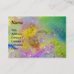 GARTEN DES VERLORENEN SCHADOWS-BUTTERFLY-MONOGRAMM VISITENKARTE