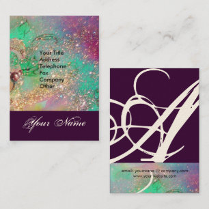 GARTEN DES VERLORENEN SCHATTEN-MONOGRAMMS 1 VISITENKARTE