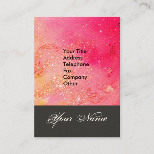 GARTEN DES VERLORENEN STERNSTERNMONOGRAMM 1 VISITENKARTE (Vorderseite)