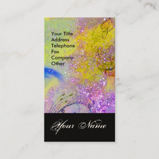 GARTEN DES VERLORENEN STERNSTERNMONOGRAMM 1 VISITENKARTE (Vorderseite)