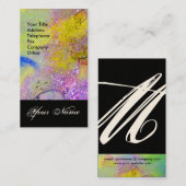 GARTEN DES VERLORENEN STERNSTERNMONOGRAMM 1 VISITENKARTE (Vorne/Hinten)