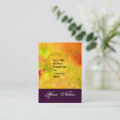 GARTEN DES VERLORENEN STERNSTERNMONOGRAMM 1 VISITENKARTE (Stehend Vorderseite)