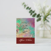 GARTEN DES VERLORENEN STERNSTERNMONOGRAMM 1 VISITENKARTE (Stehend Vorderseite)