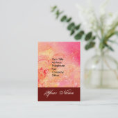 GARTEN DES VERLORENEN STERNSTERNMONOGRAMM 1 VISITENKARTE (Stehend Vorderseite)