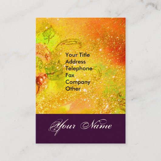 GARTEN DES VERLORENEN STERNSTERNMONOGRAMM 1 VISITENKARTE (Vorderseite)