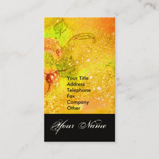 GARTEN DES VERLORENEN STERNSTERNMONOGRAMM 1 VISITENKARTE (Vorderseite)