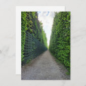 Gärten des Versailles Foto Grüße Karte (Vorne/Hinten)
