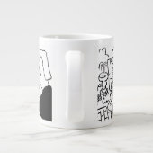 Garten-Designer oder Landschaftsgärtner Jumbo-Tasse (Rückseite)