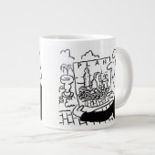 Garten-Designer oder Landschaftsgärtner Jumbo-Tasse (Vorderseite Rechts)