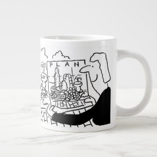 Garten-Designer oder Landschaftsgärtner Jumbo-Tasse