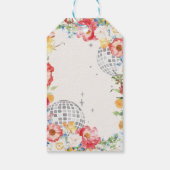 Garten Disco Junggesellinnenabschied Danke Geschenkanhänger (Rückseite)