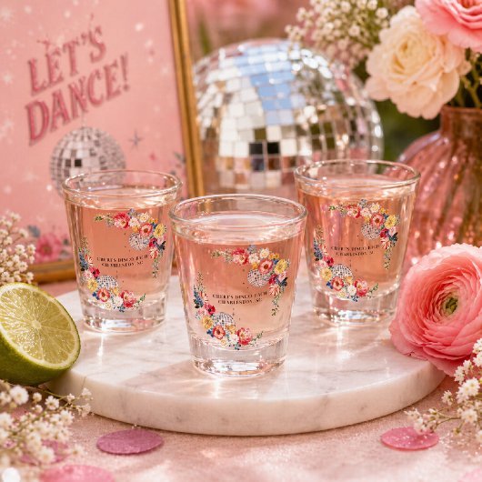 Garten Disco Junggesellinnenabschied Maßgeschneide Schnapsglas