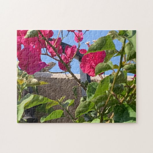Garten-Echse beim Spähen Puzzle (Horizontal)